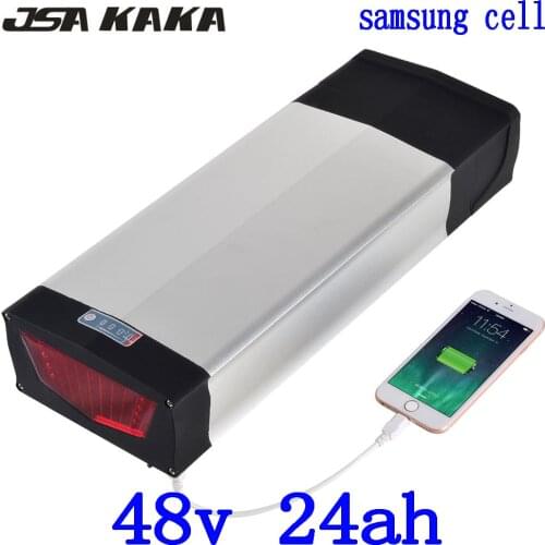48V 1000W 1500W 2000W E-bike Battery Pack 48V 25AH electric bicycle battery 48V 20AH 21AH 24AH Lithium battery use samsung cell