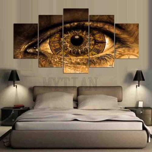 Diy 5pcs Big Eyes Landscape 5d diamond painting crystal diamond embroidery spool & round crystal painting cross stitchsets