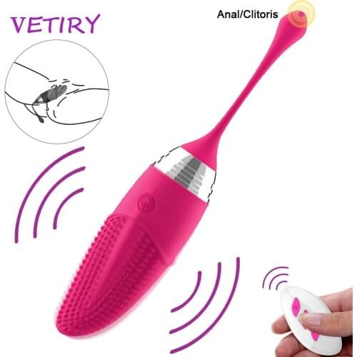 Wireless Remote Vibrator Tongue Licking Vibrating Egg Wearable Dildo Vibrator G Spot Anal Clitoris Massage Sex Toys for Women