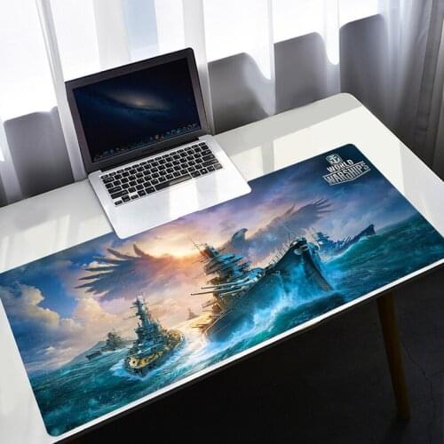 World Of Warships Large Anime Mouse Pad Rubber Speed Computer Keyboard Table Pads Gaming Accessories Mousepad Pc Gamer Complete