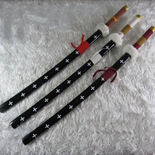 ONE PIECE Trafalgar D Water Law Sabre Sword Weapon props Cosplay Wooden For partys performances collection