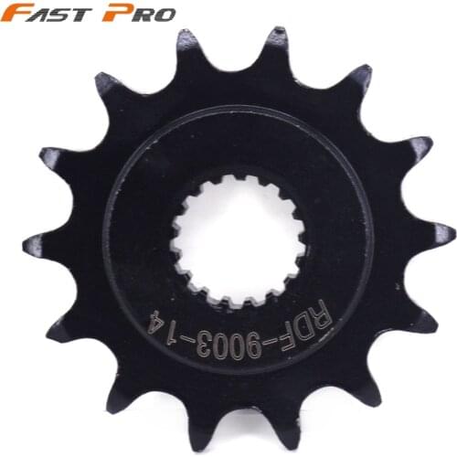 Motorcycle 520 13T 14T Front Chain Sprocket For HONDA TRX450R 04-14 TRX700 08-09 CR250R 88-08 CRF450R CRF450X CRM250 CR500R