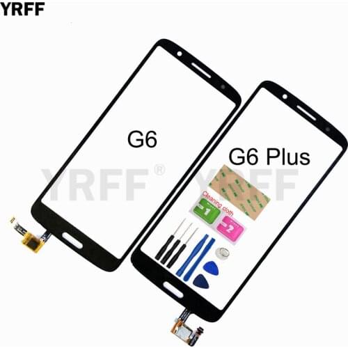 For Moto G6 Mobile Touch Screen Glass For Motorola Moto G6 Plus Touch Screen Digitizer Touchscreen Front Glass Lens Panel