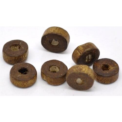 DoreenBeads 1000 Coffee Rondelle Wood Spacer Beads 8mm (B14233), yiwu