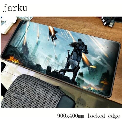 Mass effect mousepad gamer 900x400X3MM gaming mouse pad large xl notebook pc accessories laptop padmouse ergonomic mat