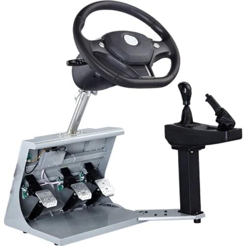 Game steering wheel learning car driving training machine, car driving simulator intelligent mold simulation car USB connection