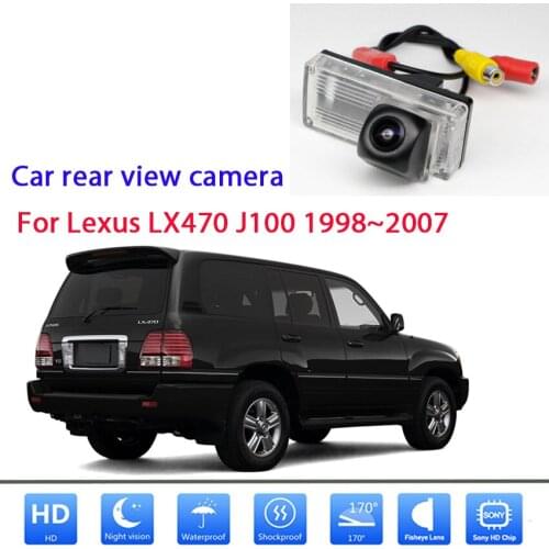 Rear View Camera For Lexus LX470 J100 1998~2007 Super Hi-Vision Fisheye lens Backup Parking Camera Night Vision Waterproof