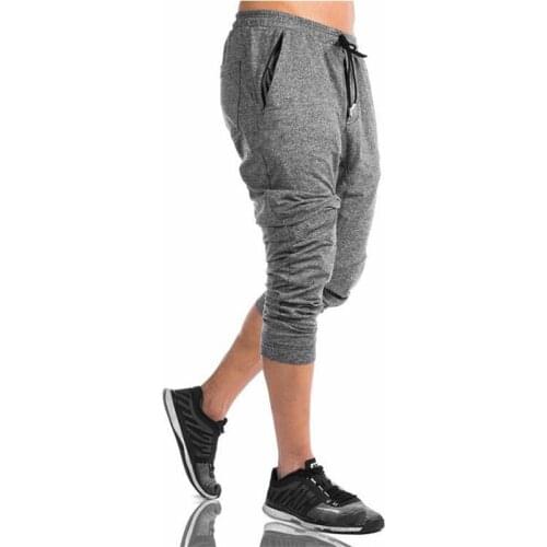 Brand 2021 Autumn New Fashion Thin Slim Fit Gyms Pants Men Joggers Casual Sweat Trouser Bodybuilding Fitness Sweatpants