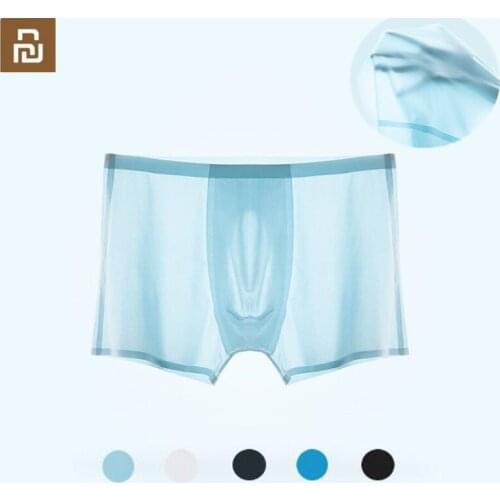 Newest YouPin Cotton Smith Modal Comfortable Boxer Briefs 5 Color Air sense underwear 2 pieces