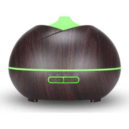 Portable New Design 400ML Electric Ultrasonic Aromatherapy Humidifier Aroma Essential Oil Diffuser With 7 Color LED Lights