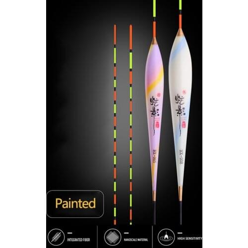 RQNQ1pcs 2021 Dazzle shadow nano high sensitivity carp floating carp floating fishing anti water and anti waves