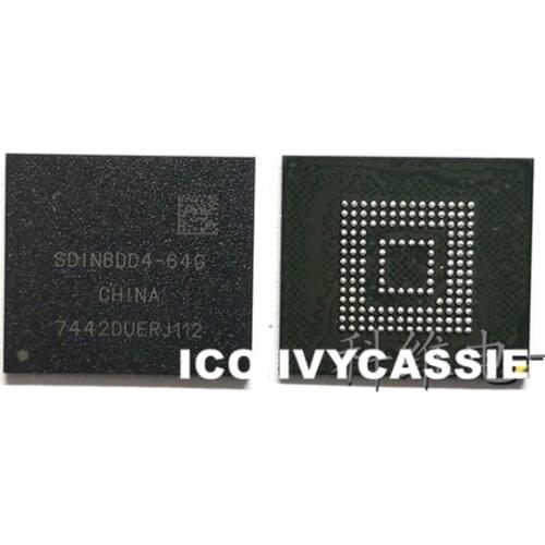 SDINBDD4-64G eMMC BGA153 64GB Phone Nand Flash Memory IC Storage Chip Soldered Ball Pins