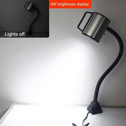 LED Machine Tool Working Light 12W/14W 700mm Gooseneck Waterproof CNC Lathe Punch Milling Industrial Garage Mechanical Lighting