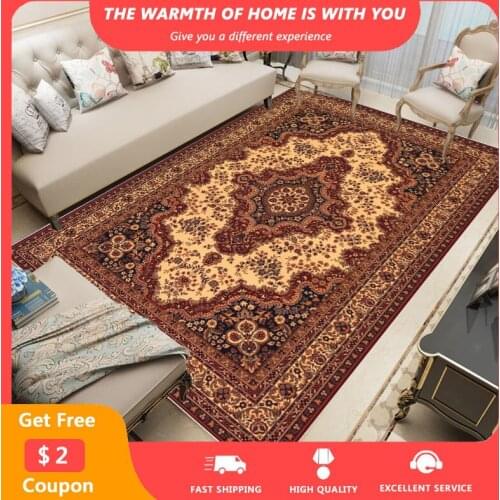 Turkey Persian Carpets Bedroom Living Room Area Rugs 120x160cm Non-slip Washable Absorption Carpet Drop Shipping Floor tapis