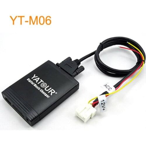 YatourCar Digital Music MP3 CD Changer for Nissan Qashqai X-trail Pathfinder Navara Teana350ZPatrol Primera Almera Murano Maxima