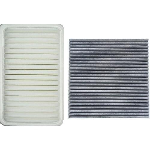 Air Filter Cabin Filter 2 pcs For Toyota Highlande 2.7 3.5 Model 2009-2015 Car Accessoris Filter