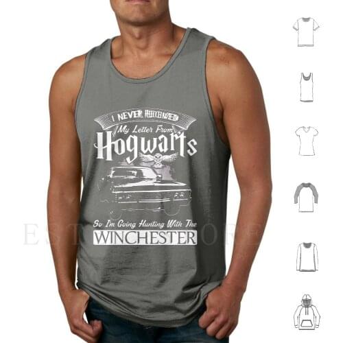 I'M Going Hunting With The Winchester Tank Tops Vest Cotton Supernatural The Winchesters Sam Dean Casitel Chevy 67 Series Boys