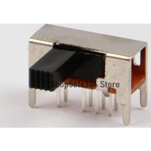 20pcs SK-23D05 9mm Shaft Length Vertical Slide Switch 3 Position 8 Pins
