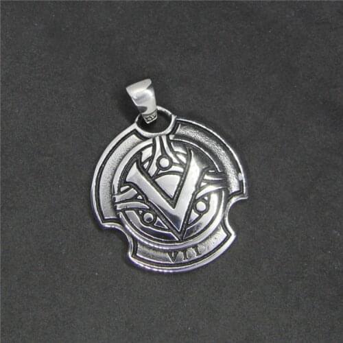 2018 Men Of Biker VII Pendant Mens 316L Stainless Steel Jewelry Fashion Biker VII Pendant