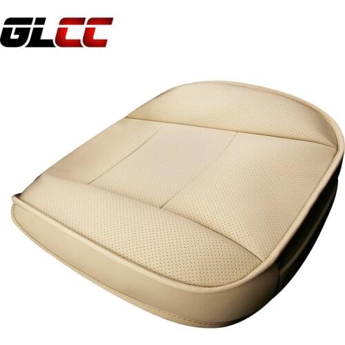 GLCC Car Seat Covers PU Breathabale Leather Pad Car Front Seat Cover 54*53cm Car Seat Cushion Covers for Car Accessories