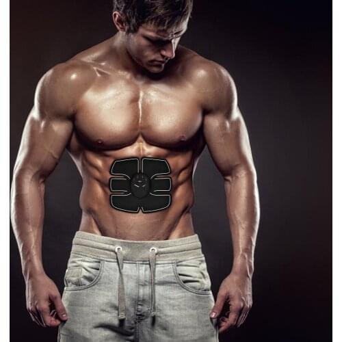 EMS Wireless Abdominal Muscle Trainer Body Slimming Fitness Equipment Home Gym Body Shaping Unisex