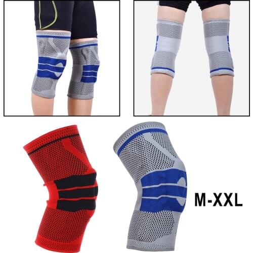 Knee Brace Kneepad Sports Stabilizer Silicone Gel Knees Support Pad