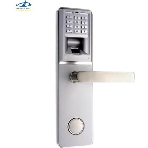 HFSECURITY Door Handles Biometric Fingerprint Lock Wireless Digital Electronic Lock Password Code Door Locks