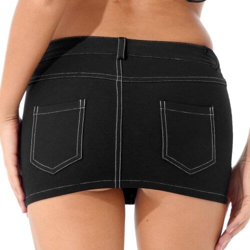 Inlzdz Denim Skirts For Women