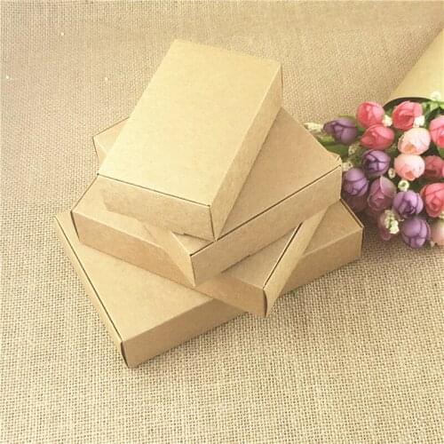 20Pcs/Lot Four Sizes Handmade Paper Cardboard Aircraft Candy Gift Box Container For Packing Towels Cosmetics Jewelry Accessories