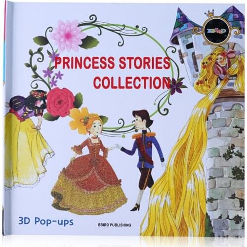 Baby Early Learning English Storybook Book 3D Three-dimensional English Flip Book Picture Book for Childrens 3-8 Years Old manga