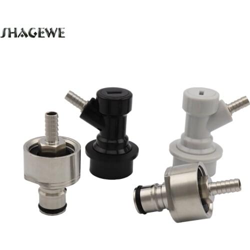 Beer Brewing Carbonation Cap Carbonator & Ball Lock Connector fit soft PET drink bottles Homebrew Kegging