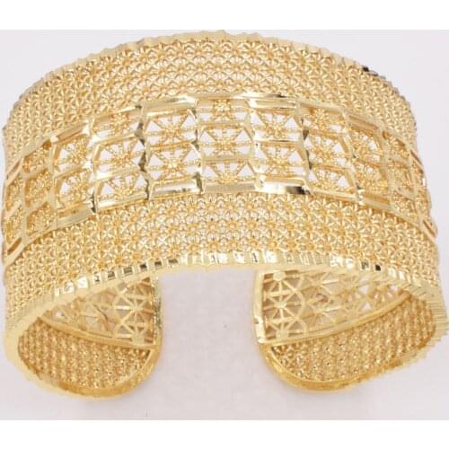 Dubai Gold color Jewelry Sets Nigerian Wedding African Beads Crystal Bridal Jewellery Set Rhinestone Ethiopian Jewelry parure