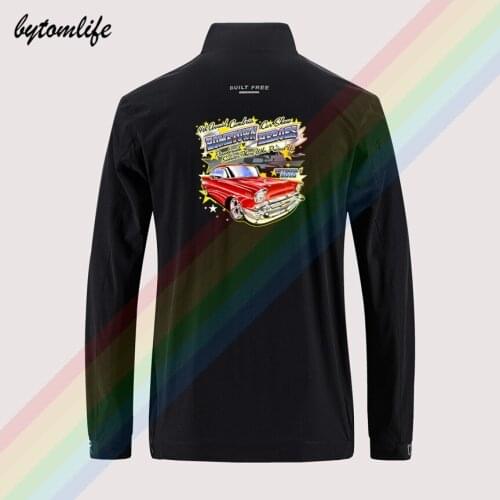 Nissan GTR Japanese Monster Slim Sport Jacket Street Windbreaker Zipper Thin Jacket Mens Casual Back Printing Jacket Asian Size