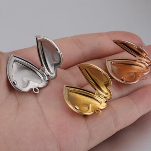 Lovers Locket Exquisite Personalised Contracted Design Picture Photo Locket Pendant for Gift