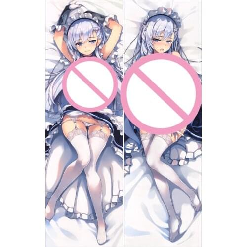 MMF Nov. 2018 bilan hangxian azur lane atago anime sexy IJN Ibuki & KMS Z46 & Belfast pillow cover Dakimakura body pillowcase