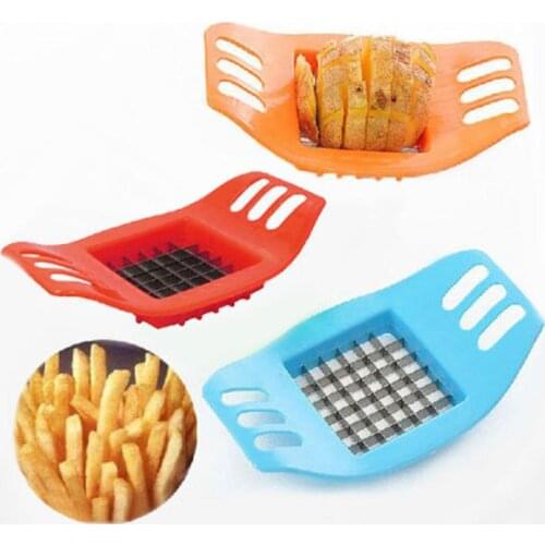 New French Fry Potato Chip Cut Cutter Vegetable Fruit Slicer Chopper Chipper Blade Cutter kitchen Cooking Tools Accessories