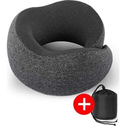 Neck Pillow Twist Memory Foam Travel Pillow 360 Degree U-shaped Pillow For Neck Chin Lumbar Leg For Travel Home Office Washable