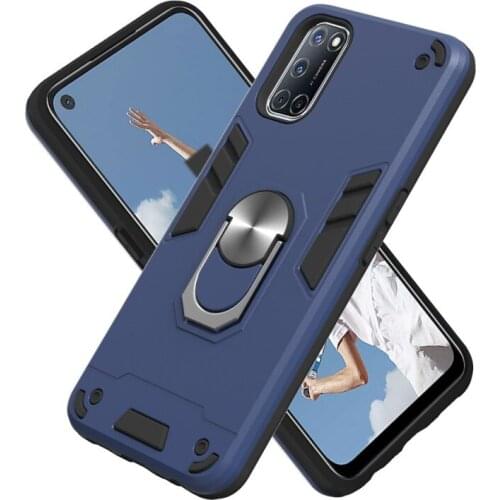 Shockproof Case For OPPO A52 A72 A92 A92S Cover Armor Magnetic Ring Silicone Case For OPPO Realme 5 Pro 6 X2 XT K3 K5 A5 A9 2020