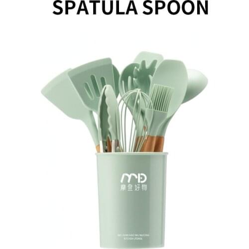 Silicone Spatula Does Not Hurt the Pot Special Cooking Shovel Soup Spoon and Kitchenware Set