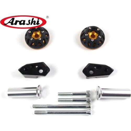 Arashi For KAWASAKI Z1000 10-16 CNC Engine Frame Sliders Guard Protector Pads Z-1000 Z 1000 2010 2011 2012 2013 2014 2015 2016