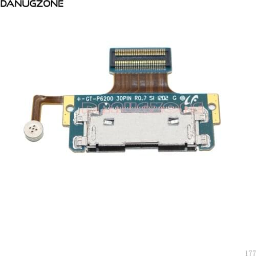 USB Charging Port Dock Charge Jack Socket Connector Flex Cable For Samsung Galaxy Tab 7.0 Plus P6200 GT-P6200 Pulled