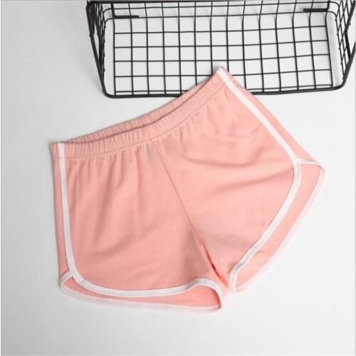 2019 Summer Road Shorts Women Elastic Waist Short Women All-match Loose Solid Soft Cotton Casual Short Femme HC076