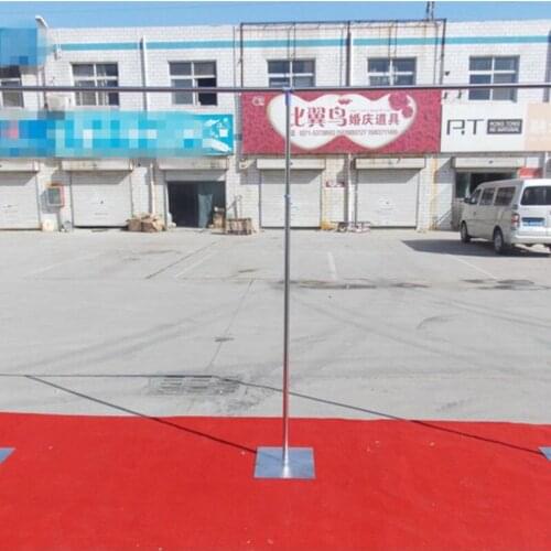 10ft high x 20ft wide Good Quality Wedding Stainless Steel Pipe Wedding Backdrop Stand with expandable Rods Backdrop Frames
