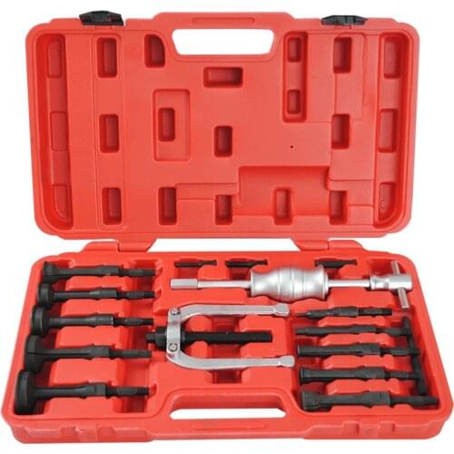 16pcs / set Bearing Puller Blind Puller Inner Bearing Blind Hole Removal Pilot Bearing Inner Puller Hammer Set