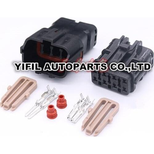 5sets/lot 8 Pin/Way Male Female Automotive Light Fuse Box KET Style Plug Connector