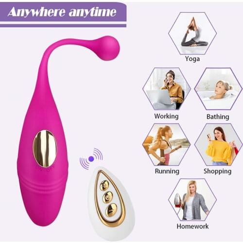 Wireless Remote Control Vagina Vibrator Adult Female Massager Love Eggs Vibrator Sex Toy for Women Anal Toy Female Masturbator