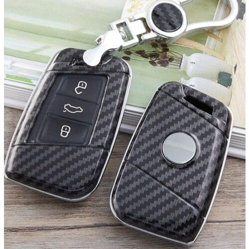 ABS Key Case cover for VW Volkswagen polo passat b5 golf 4 5 6 jetta mk6 tiguan Gol CrossFox Plus Eos Scirocco Beet