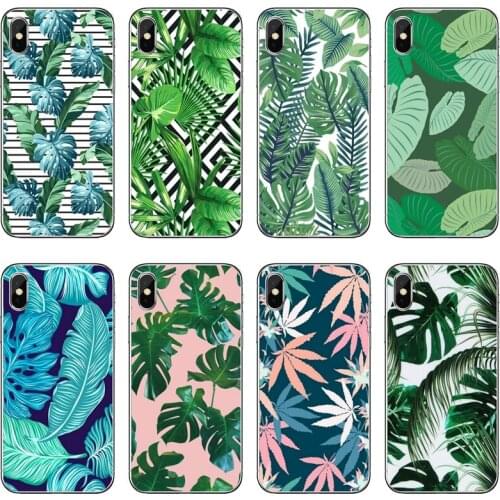 Tree Floral tropical Leaves phone Case For Samsung Galaxy S10E S10 Lite S9 S8 S7 S6 Edge Plus S5 S4 Mini Note 10 9 8 5 4