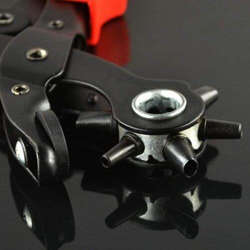 Belt Punch Hole Punch Plier Eyelet Puncher Revolve Sewing Machine Bag Setter Tool Watchband Strap Household