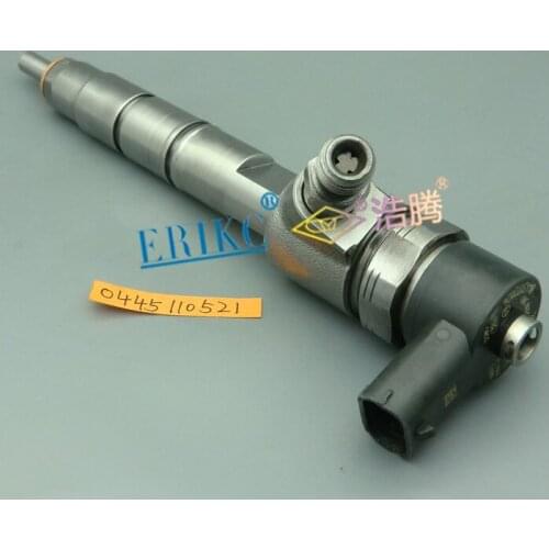 ERIKC 0445110521 Common Rail Diesel Fuel Inyection for 0445 110 521 Original Injector Assy 0 445 110 521 for Kobelco JMC